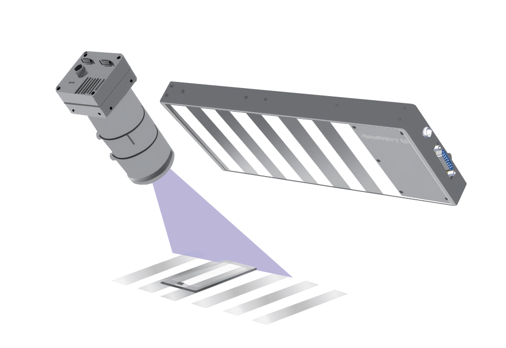 2.5D Phase Deflectometry Line-Scan Programmable Stripe Light Source